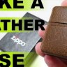 Чехол из кожи для зажигалки Zippo - выкройка PDF